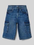 Korte loose fit jeans in 5-pocketmodel