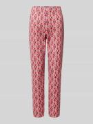 Broek met all-over motief, model 'PENNY'