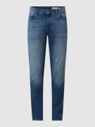 Slim fit jeans met wassing