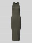 Midi-jurk in riblook, model 'BELFAST'