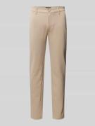 Slim fit broek met elastische band, model 'Langford'