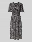 Midi-jurk met all-over print, model 'TALA'