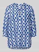 Linnen blouse met 3/4-mouwen, model 'Washer!'