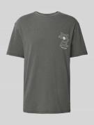 Regular fit T-shirt met labelprint, model 'NOVELTY GRAPHIC'