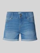 Korte regular fit jeans in 5-pocketmodel, model 'CARMEN'