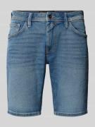 Korte regular fit jeans in 5-pocketmodel