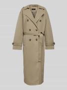 Trenchcoat met strikceintuur, model 'CHLOE'