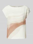 T-shirt met kapmouwen