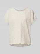 T-shirt met broderie anglaise, model 'La44rissa'