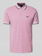 Regular fit poloshirt met labelstitching, model 'PADDY'