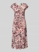 Midi-jurk van viscose, model 'Eletas'
