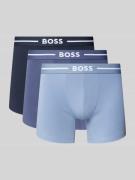 Boxershort met elastische band met logo in een set van 3 stuks