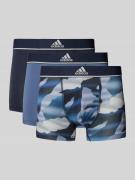 Boxershort met label in band in een set van 3 stuks, model 'Active Mic...