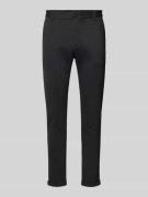 Slim fit stoffen broek met verkort model