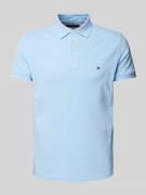 Slim fit poloshirt met logostitching