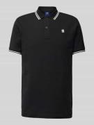 Slim fit poloshirt met verlengde achterkant, model 'Dunda'