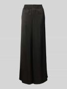 Wide leg stoffen broek met elastische band, model 'CEILING'