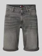 Regular fit korte jeans met labelstitching, model 'RONNIE'