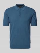 Slim fit poloshirt met knoopsluiting, model 'NUPE'