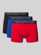 Boxershort met elastische band met label in een set van 3 stuks, model...