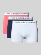 Boxershort met elastische band met label in een set van 3 stuks, model...