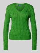 Gebreide pullover met kabelpatroon, model 'KIMBERLY'