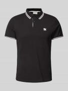 Poloshirt met labelprint