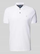 Slim fit poloshirt met logostitching