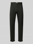 Slim fit stoffen broek met verkort model