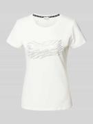 T-shirt met strass-steentjes