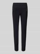 Slim fit stoffen broek met ritszakken, model 'Otti'