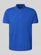 Regular fit poloshirt met logostitching, model 'ZENO'