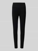 Skinny fit legging met labeldetail