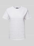 T-shirt met broderie anglaise