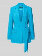 Blazer met strikceintuur