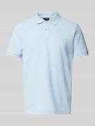 Regular fit poloshirt met labelstitching