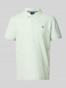 Regular fit poloshirt met labelstitching