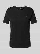 T-shirt met logostitching, model 'NEW SLIM CODY'