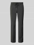 Tapered fit broek met tunnelkoord, model 'PHIL'