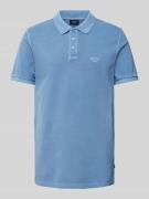 Regular fit poloshirt met labelstitching, model 'Ambrosio'