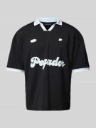 Regular fit poloshirt met labelprint