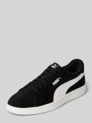 Leren sneakers met labeldetails, model 'Smash 3.0'