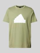 T-shirt met labelprint