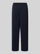 Wide leg stoffen broek met structuurmotief, model 'Cetsu'