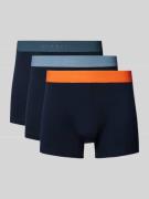 Boxershort met elastische band met label in een set van 3 stuks