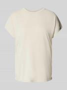 Straight fit T-shirt met ronde hals