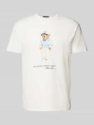 T-shirt met labelprint