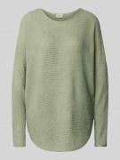 Gebreide pullover met ronde hals, model 'Eretta'