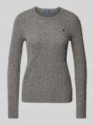 Pullover met kabelpatroon, model 'JULIANNA'