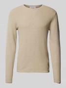 Gebreide pullover met ronde hals, model 'ERIC'